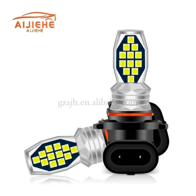 Car Led Fog Lights Bulbs Dual Color Fog Lamp 24smd H1 H4 H7 H16 H11 H8 880 3000k 6000k Led Fog Light