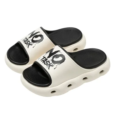 Summer Korean Version Sports and Trendy Brand Slippers for Women, Home Soft-Soled Eva Eco-Friendly Couple Flip-Flops for Men