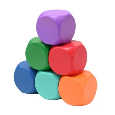 Wholesale Dice Customized Shape and Color Logo Printing Dice Anti Stress Foam Dice Suppliers