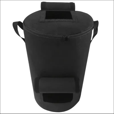 Hot Sell Compost Bag Aeration Non-woven Textile Compost Bags Black Grow Bag for Mushrooms