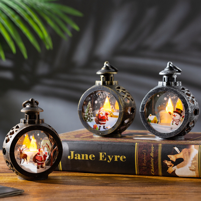 Led Night Lights Luxury Santa Claus Snowman Christmas Ornament Decorations for Home Decor