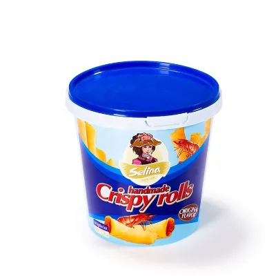 730ml Plastic Round Snack Containers Wtih IML Packaging