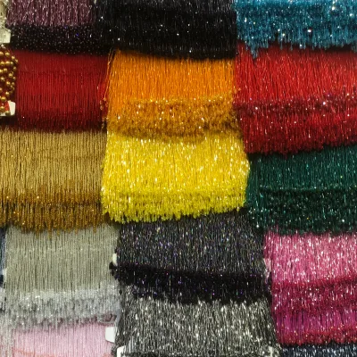 16cm Crystal Beads Fringe Haute Couture Crystal Beads Fringe Tassel