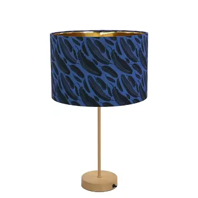 Nordic Style Modern Fashion Dark Blue Stripe Fabric Hanging Lamp Shade for Home or Hotel