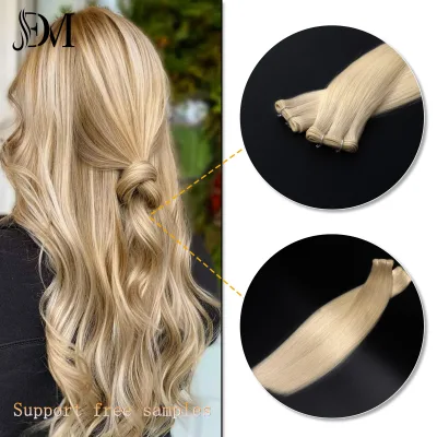 Fast Shipping Russian Wig 100% Human Hair Invisible Genius Weft Cuticles Aligned Genius Weft Extensions