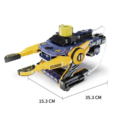 Newest Educational STEM Toys Ambidextrous Hydraulic Robot Arm Claw Toy Manipulator Flying Disc Toys for Kids