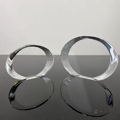 K9 Oval Shape Crystal Paperweight for Desk Decoration MH-TF0286