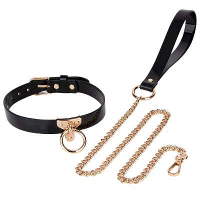 New Style Popular Black Style Beautiful Life Style Passion PU Leather Neck Collar