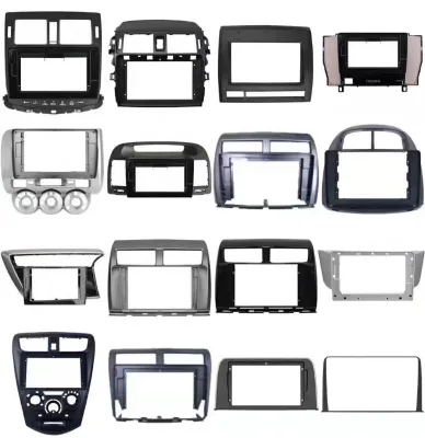 Universal Auto Accessories Car Video Monitor Fascia Frame Navigation Car DVD Player Frame 9 Inches Car Dvd Player Panel
