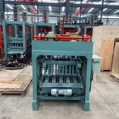 Hollow Unburned Brick Machine with Hopper Cement Block Unburned Brick Machine