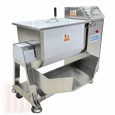 Industrial Heavy Duty Automatic Fish Chicken Sausage Mixing Meat Mixer Machine 100kg Commercial