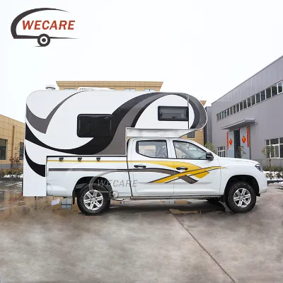 Wecare Favorable Traveling Pop Top Cruiser Pickup Custom Rv Caravan Pickup Caravan