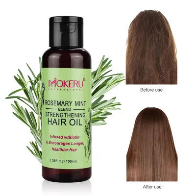 Natural Organic Rosemary Oil Hair Scalp Care Treatment Growth Hair Oil for Men and Women