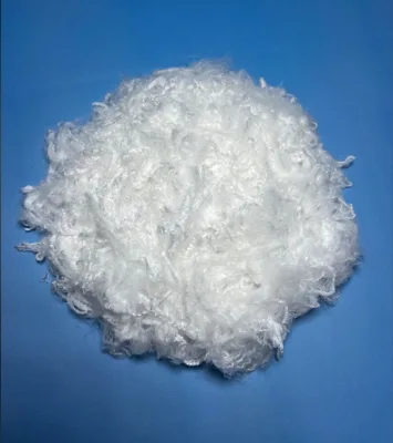 100% Polypropylene Fiber White Curl PP Staple Fiber for Non-Woven Fabric