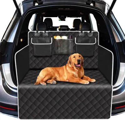 Dog Car Seat Cover for Back with Storage Bag 100% Waterproof SUV Sedan Universal Pet Dirty Car Mat Machine Washable