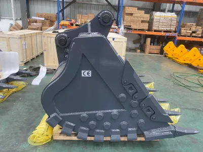 Heavy-Duty Reinforced Rock Bucket Compatible with 330, Sany SY335, Komatsu PC300 30-Ton Class Excavators