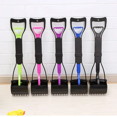 Portable Dog Poop Scooper Dog Pet Pooper Scooper Dog Waste Picker Upper with Bag Dispenser