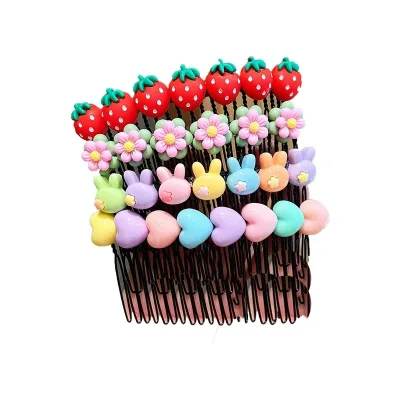 Wholesale Fashion Children's Hair Accessories Cartoon Hair Comb Girls Hair Clip Kids Headdress for Girls