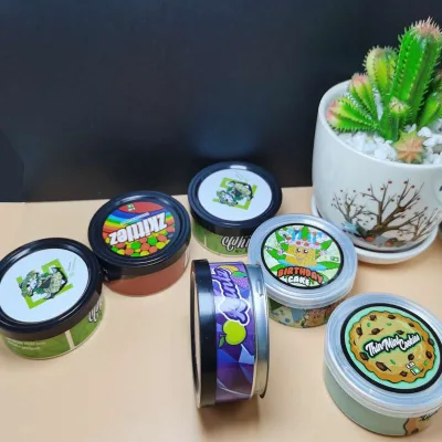Custom Tea Packaging Airtight Tea Caddy Metal Tins Containers Food Grade Tin Cans