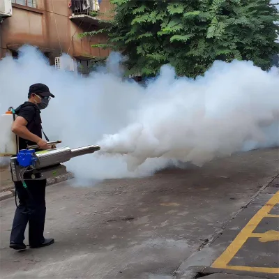 Dual-Use Petrol-Powered Thermal Fogger Indoor Outdoor Sprayer Water Mist Maker Fogging Machine for Garden Farm Disinfection