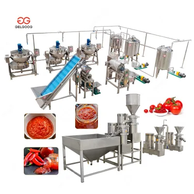 Gelgoog Sweet Chili Sauce Cooking Kettle Curry Paste Cooking Pot Chilli Hot Sauce Making Machine