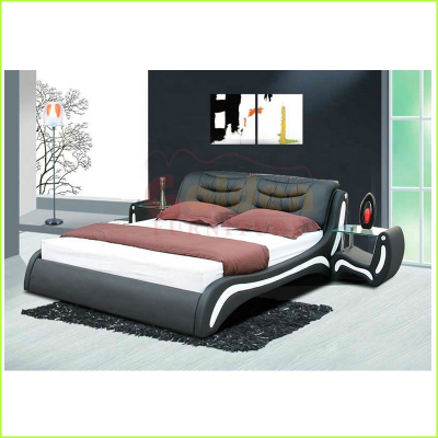 Modern Low Price High Headboard Bed Design Furniture Bed Middle East Furniture