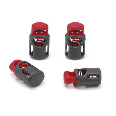 Best-selling Adjustable Plastic Elastic Cord Lock Custom Shoe Lace Locks Custom Sportswear Metal Cord Lock