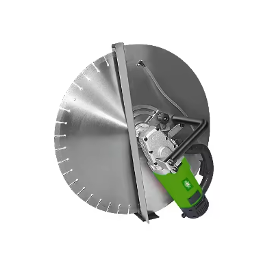 Electric Diamond Saw Blade Cut Machine with 2.4m Track Hand-held Concrete Cutter Circular Saw Wall Grooving Machine