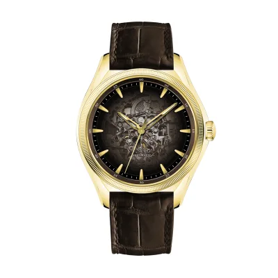 OEM Accepts Custom Brand Logo Men's Luxury Skeleton Automatic Mechanical Watch Water Resistant Miyota Movement Factory Outlet
