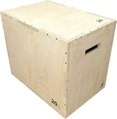 Custom logo Wooden Plyo Jump Box Plyometric Box Platform for Home Gym and Outdoor Workout