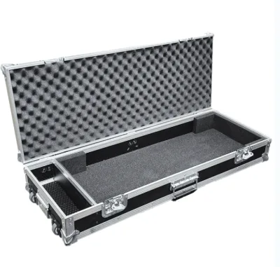 Aluminum Custom Made Keyboard Flight Case with Heavy Duty Hardware