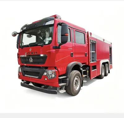 New Compact 8-Ton Rescue Diesel Fire Truck with Automatic Transmission and Euro 3 Emission for Limited Budgets