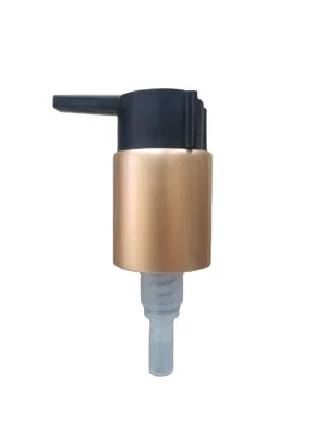 East Rise ER-FD 24 Electroplated Aluminium-Plastic Gold Left Right Switch Pump Buckle Press Type Lotion Pump Spring Bottles