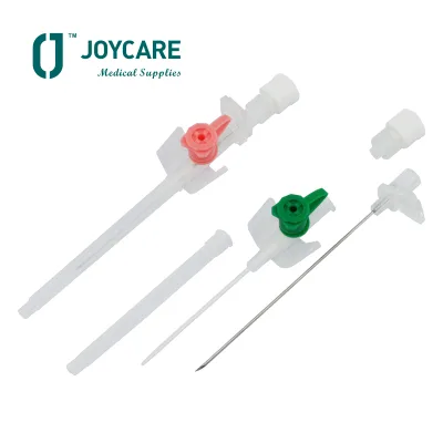 Medical Grade IV Catheter Needles IV Cannula Injection Safety Cannula With Port Size 14G 18G 20G 22G