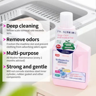 Roller Washing Machine Cleaners Agent Disposable Eco-Friendly 500ml Descaling Sterilization Deodorizing Stain Removal