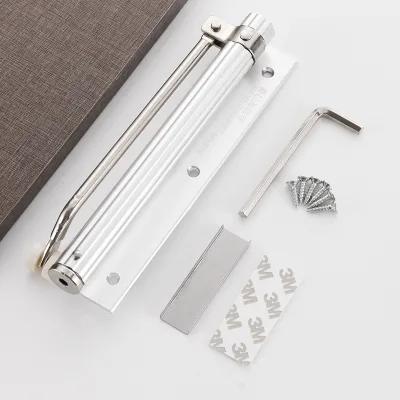 Popular Easy Installation Aluminum Alloy Automatic Close Household Adjustable Spring Loaded Hydraulic Door Closer