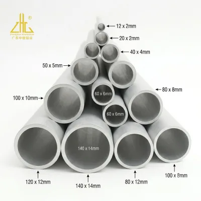 Extruded Round Aluminum Tube, Hollow Aluminium Round Pipe for Industrial Structure & Transportation Frame