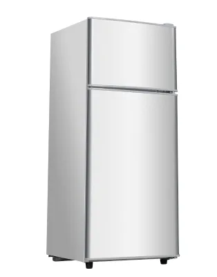OEM/ODM 102L High Capacity Portable Electric French Door Refrigerator with Manual Defrost for Household & Hotel Use
