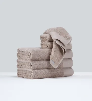Luxury Solid Color Terry Towel Set Soft Absorbent Hotel Bath Towels