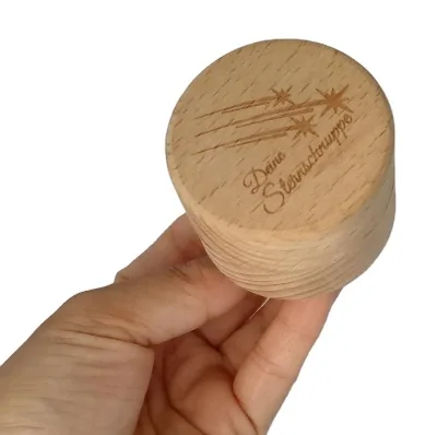 Ring Bearer Box Wooden Ring Jewelry Box Unfinished Mini Wooden DIY Your Names and Date Wedding Customized Logo Acceptable Wood