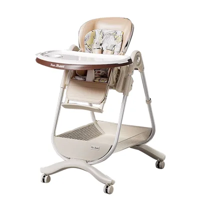 Baby High Chair Seat New Style 5th Gear Adjustable Backrest/Footrest Dining Children/Baby Feeding Chair