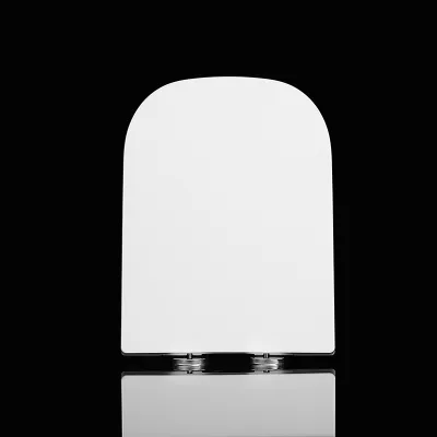 Glossy White UF Toilet Seat Lid D Shape O Shape Square Shape Customized for European Market