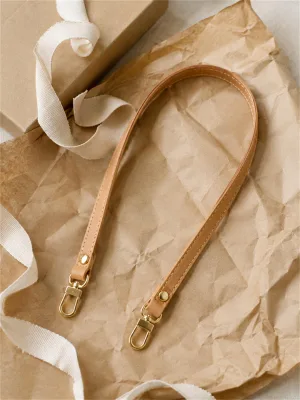 Leather Long Handbag Handle Replacement Wholesale Custom Leather Strap and Handles for Luggages Handbags