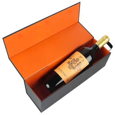 High Quality Custom Luxury Wine Gift Box Packaging Embossed Matt Lamination Wholesale Folders Box Type