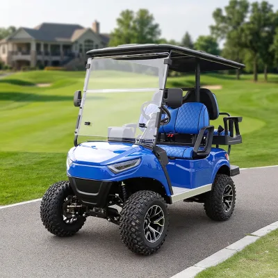 Wholesale Price Road Transport Lifted 4 Passenger Hunting Golf Cart with 30-50Km/h Speed and 70-90km Range