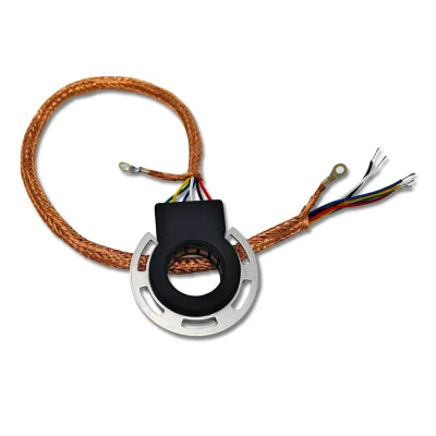 Miniature Multipole Magnetic Ring Encoder Absolute Servo Robot Servo Four/Six Pole Pair HALOshaft Controller 12-bit 20K RPM IP69