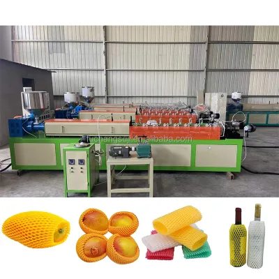 Epe Foaming Mesh Sleeve Machinery /foaming Netting Machine/pakcing Netting Machine