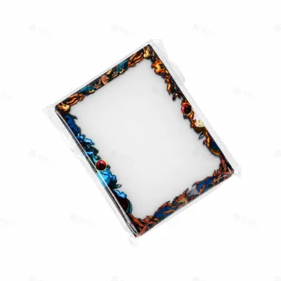 Hot Selling Full Color Custom Printed Single Card Sleeve for Standard Size Hobby Collectible Trading Cards Display Storage