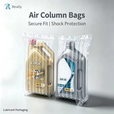 Shockproof Air Column Bags for Lubricant Bottle Packing Packaging Materials Inflatable Cushion Engine Oil Shipping Wholesale