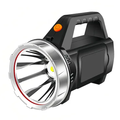 Outdoor Portable Torch Lamp Spotlights Searchlight USB Rechargeable Super Bright Camping Lantern With Side COB Camping Lamps